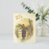 冬の燃料クリスマスポストカードの収集 シーズンポストカード (スタンド正面)