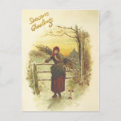 冬の燃料クリスマスポストカードの収集 シーズンポストカード (正面)