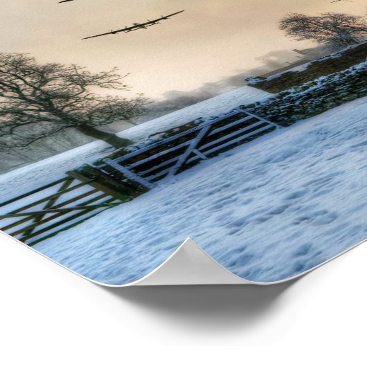 冬の爆撃機 ポスター (角)