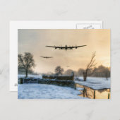 冬の爆撃機 ポストカード (正面/裏面)