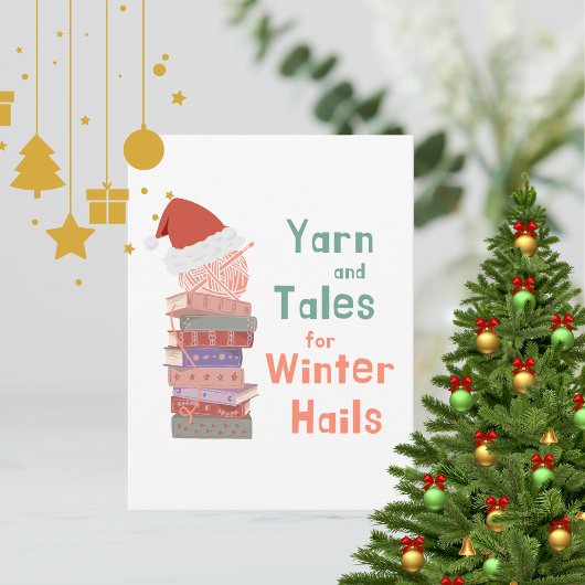 冬の物語と糸あそびでクリスマスを祝おう ポストカード