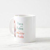 冬の物語はクリスマスを告げる 糸とお話 コーヒーマグカップ (正面左)