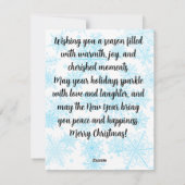 冬の物語 – 雪だるまの物語 シーズンカード (裏面)