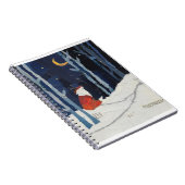 冬の物語 – 雪のキツネ ノートブック (右側)