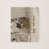 冬の犬 ジグソーパズル (縦)