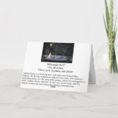 冬の狩りの休日カード シーズンカード (裏面)