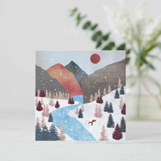 冬の狩りキツネ (スタンド正面)