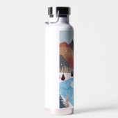 冬の狩りキツネ ウォーターボトル (右面)