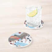 冬の狩りキツネ コースター (側面)