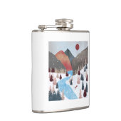 冬の狩りキツネ フラスク (右)