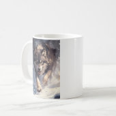 冬の狼 コーヒーマグカップ (正面左)