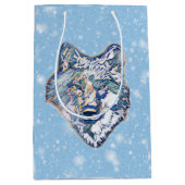 冬の狼    ミディアムペーパーバッグ (正面)