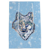 冬の狼    ミディアムペーパーバッグ (裏面)