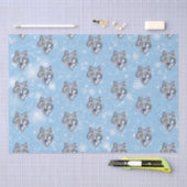 冬の狼    薄葉紙 (クラフト)