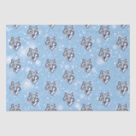 冬の狼    薄葉紙 (正面)