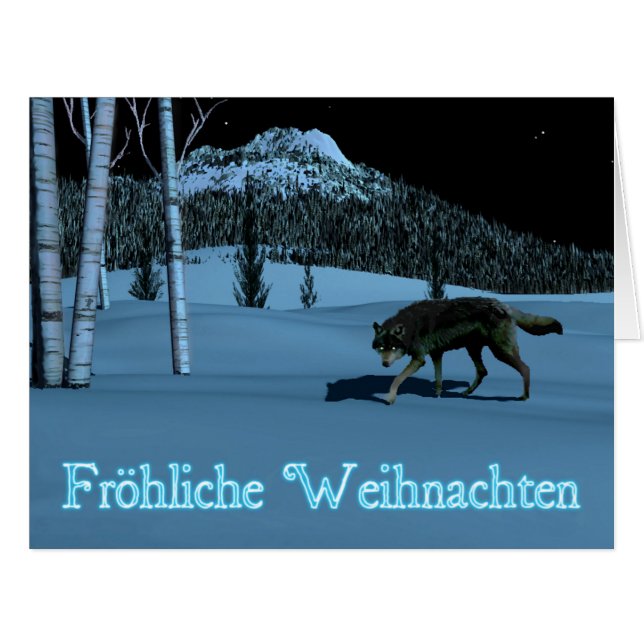 冬の狼 – Frehliche Weihnachen (正面横)