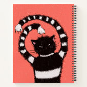 冬の猫好き ノートブック (裏面)