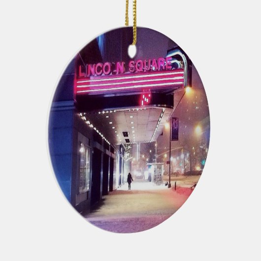 冬の玄関ひさし セラミックオーナメント (右)