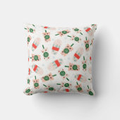 冬の甘いコーヒー クッション (正面)