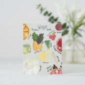 冬の産物ガイド ポストカード (スタンド正面)