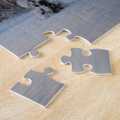 冬の田園風景アットサンセット ジグソーパズル (側面)