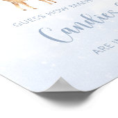 冬の男の子オ・ディアー数を推測する ポスター (角)