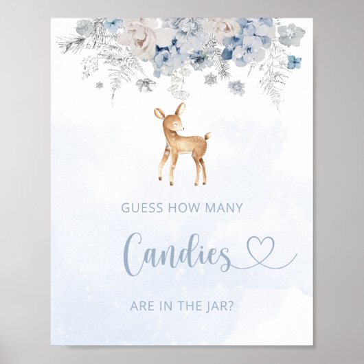 冬の男の子オ・ディアー数を推測する ポスター (正面)