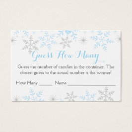 冬の男の赤ちゃんシャワーゲー数