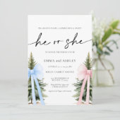 冬の男女の招待状 招待状 (スタンド正面)