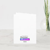 冬の男性(鳥)ショウジョウコウカンチョウバードクリスマス結婚パーティー 招待状 (裏面)