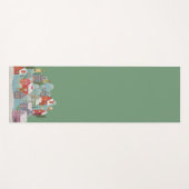 冬の町のクリスマス ヨガマット (正面(横))