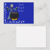 冬の異教の挨拶 ノートカード (正面/裏面)