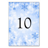 冬の疑問に思クリスマスホリデーブルー テーブルナンバー (裏面)