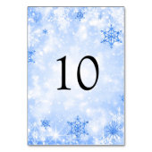 冬の疑問に思クリスマスホリデーブルー テーブルナンバー (正面)