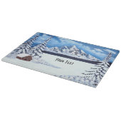 冬の疑問に思シーン カッティングボード (角)