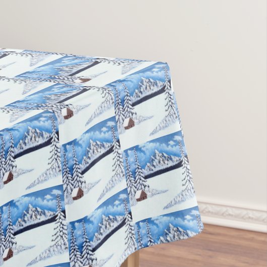 冬の疑問に思シーン テーブルクロス (インサイチュ)