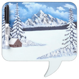 冬の疑問に思シーン ホワイトボード