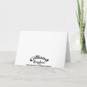 冬の疑問に思ホリデーカード シーズンカード (裏面)