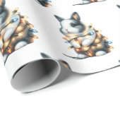 冬の疑問に思動物 ラッピングペーパー (ロールコーナー)