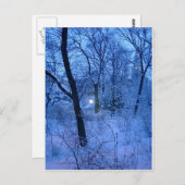 冬の疑問に思地 ポストカード (正面/裏面)