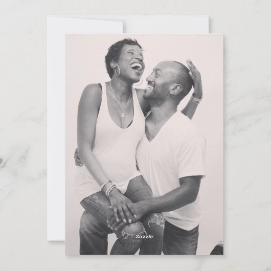 冬の疑問に思金ゴールド写真の書道ホリデーカード シーズンカード (裏面)