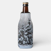 冬の白いスプルース&サンセット ボトルクーラー (ボトル正面)
