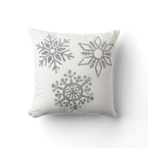 冬の白に銀色の雪