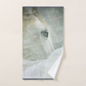 冬の白馬の写真|過去記事 バスタオルセット (ハンドタオル)