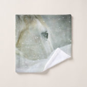 冬の白馬の写真|過去記事 バスタオルセット (ウォッシュタオル)