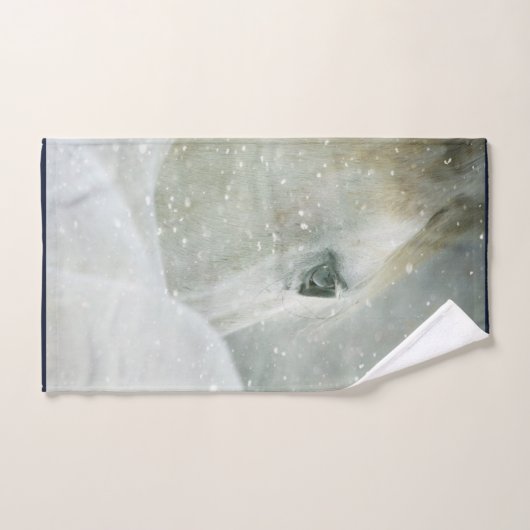 冬の白馬の写真|過去記事 バスタオルセット (ハンドタオル)