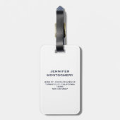 冬の白馬の写真|過去記事 ラゲッジタグ (裏面縦)