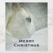 冬の白馬の写真|過去記事 ワインラベル (シングルラベル)