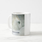 冬の白馬鳥写真 コーヒーマグカップ (正面左)