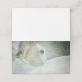 冬の白馬鳥写真 プレイスカード (外部開封)